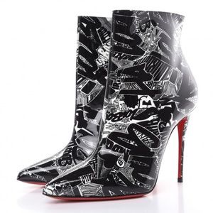 Christian Louboutin Graffiti So Kate Bootie sz 9